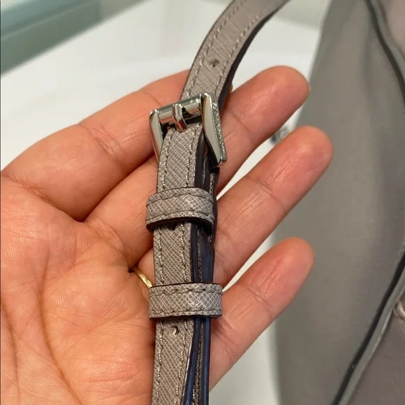 Michael Kors Metallic Taupe Crossbody Bag